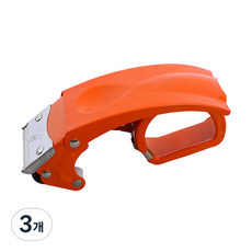 블랙스완 와이드 테이프 커터, 레드, 3개