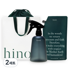 hinok The Spray 織物除臭劑 正品 + 補充包 + 購物袋組合, 2套