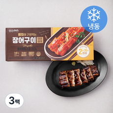 랭킹수산 장어구이 데리야끼 (냉동), 140g, 3팩