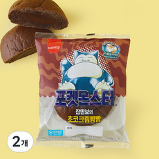 삼립 포켓몬 잠만보의 초코크림빵빵, 120g, 2개, 1개입