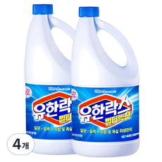 유한락스 멀티액션 레귤러, 1.8L, 4개