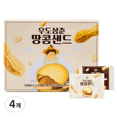 우도삼춘 땅콩샌드, 72g, 4개