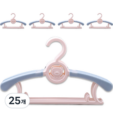 리오더즈 어깨 넓이조절 상하의 겸용 소형 옷걸이, 블루, 25개