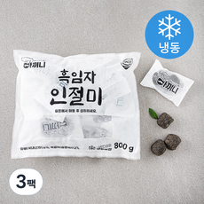 아끼니 흑임자 인절미 16개입 (냉동), 800g, 1개입, 3개