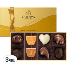 고디바 뉴 골드 컬렉션 초콜릿 8p 세트, 84g, 3세트