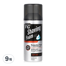 도루코 TG 프로텍션 쉐이빙 폼, 175ml, 9개