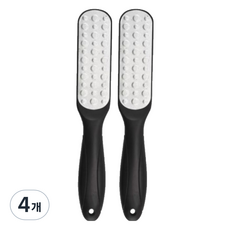 라델리 심플 모던 발각질제거기 원형 검은색, 500g, 4개, 1개입