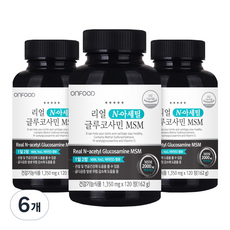 ONFOOD 乙酰氨基葡萄糖錠, 120顆, 6罐
