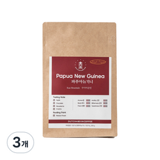DUTCH&BEAN COFFEE 單一產區 巴布亞紐幾內亞 庫馬山 咖啡 烘焙咖啡豆, 咖啡機, 200g, 3個
