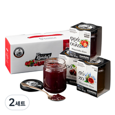 캔딜라스 지중해 과일잼 3종 선물세트 딸기 230g + 체리 230g + 무화과 230g 1세트, 690g, 2세트