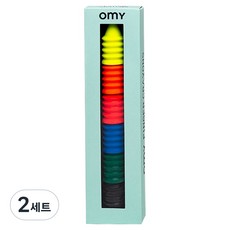 오마이 핑거 크레용 6종 CRA08, 2세트, 6색