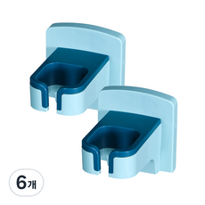제이라이프 픽스 드라이어 홀더, 블루, 6개