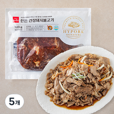 하이포크 한돈 간장 돼지 불고기, 700g, 5개