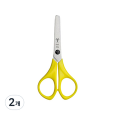 파울 어린이용 안전가위 764, 옐로우, 2개