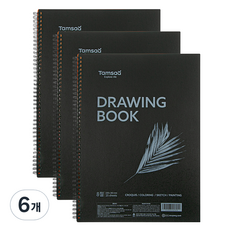 탐사 전문가용 드로잉북 200g 25p, 8절, 6개