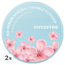 이니스프리 노세범 미네랄 파우더, 체리 블라썸, 2개
