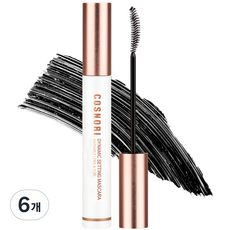 COSNORI 動感定型可水洗纖長捲翹睫毛膏 7ml, 6個, 單一顏色