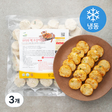 풀무원 풀스키친 말랑말랑 떡 오징어 완자 (냉동), 1kg, 3개