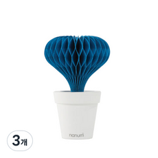 나눔 러브팟 부직포 하트 자연가습기 블루, 3개