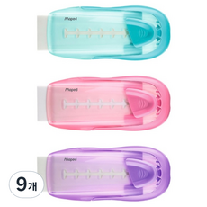 Maped Gomstick 粉彩推拉式橡皮擦, 9個, 隨機出貨