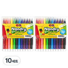 토루 논드라이 향기 사인펜, 12색, 10세트