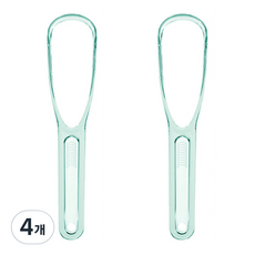 I LOVE HOME 刮舌器 舌苔清潔器 綠色, 10g, 4個