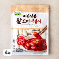 칠갑농산 매콤달콤 찰꼬마 떡볶이, 360g, 4개
