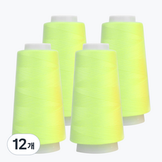 유니크 프리미엄 OWL 코아사 45수2합, 43 네온옐로우, 12개