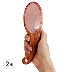 미니젠 발각질 제거기 손잡이형 우드, 2개, 1개입