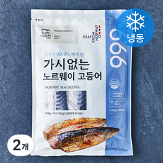 아라찬 가시없는 고등어 (냉동), 600g, 2개
