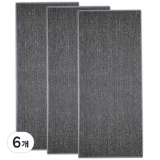 리스펫 고양이 수직 카페트 스크래쳐 벽타냥 소형, 그레이, 6개