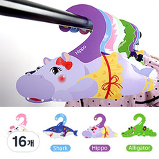 Eun Eun Art嬰兒用動物衣架組, 16個