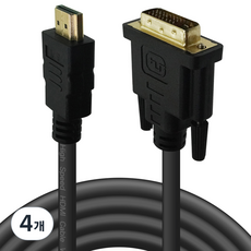 DW TMT DWS HDMI 2 to DVI 螢幕連接線, 1.5m, 4個