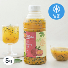 냉동 패션푸릇 퓌레 (냉동), 5개, 1kg