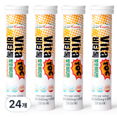 에버틴 비타톡 발포비타민 오렌지맛, 72g, 24개