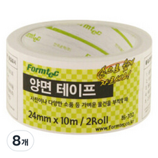 Formtec 雙面膠帶 24mm x 10m BS332, 單一顏色, 8個