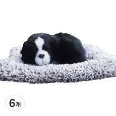 URBAN CAR 活性碳車用除濕玩偶 边境牧羊犬, 1入, 6個