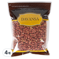 다반사 볶음땅콩, 1kg, 4개