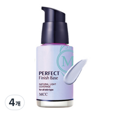 엠씨씨코스메틱 퍼펙트 피니쉬 메이크업 베이스 30ml, 2호 바이올렛, 4개