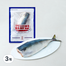 손질 김씨밥 깔끔하게 생물 고등어 구이용 (냉장), 3개, 400g(대)