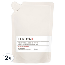 ILLIYOON 一理潤 益生菌肌膚屏障溫和潔膚乳 弱酸性女性私密處清潔液 補充包, 2個, 250ml