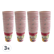 피셔프라이스 종이컵 핑크 270ml, 100개입, 3개