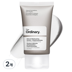 디오디너리 내추럴 모이스처라이징 팩터스 + 피토세라마이즈 크림, 30ml, 2개