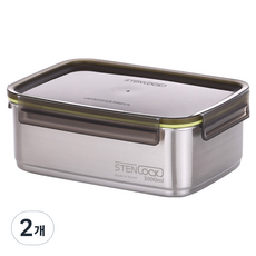STENLOCK 史丹利 SURE 不鏽鋼密封容器 10號, 2個, 3L