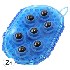 Denbillier 清爽按摩器 15.3 x 10.8 x 3.5 cm, 藍色, 2個