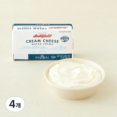 스미스필드 크림 치즈, 227g, 4개, 1개입