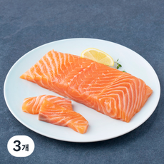 모위 스코틀랜드산 프리미엄 생연어 횟감용 (냉장), 3개, 250g