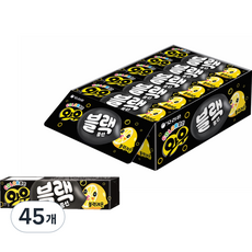 오리온 와우 블랙 레몬 풍선껌, 21g, 45개