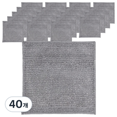 solve living 萬用2層銀絲網紗網格菜瓜布, 銀色, 1入, 40個