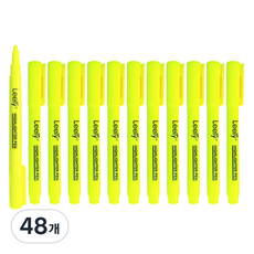 Artmoa 螢光筆, 48個, 黃色